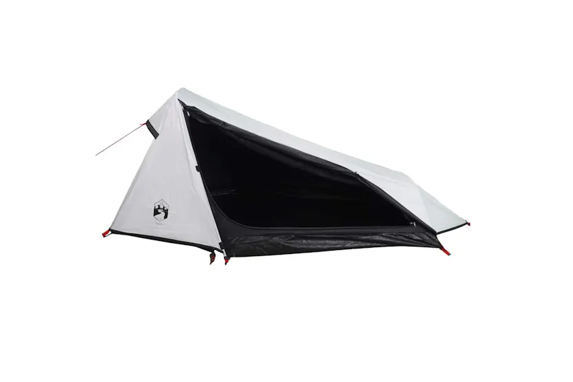 Vidaxl Camping Tent Tunnel 1-person White Blackout Fabric Waterproof Vidaxl Camping Tent Tunnel 1-person White Blackout Fabric Waterproof