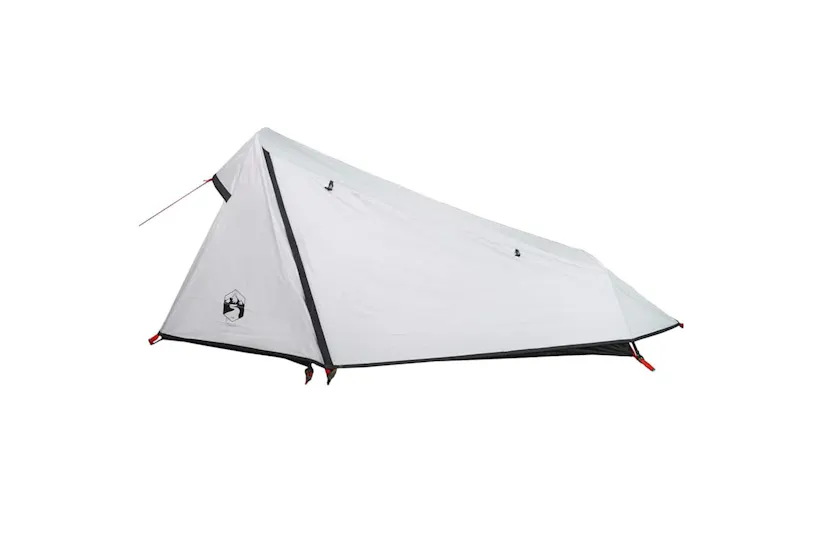 Vidaxl Camping Tent Tunnel 1-person White Blackout Fabric Waterproof Vidaxl Camping Tent Tunnel 1-person White Blackout Fabric Waterproof