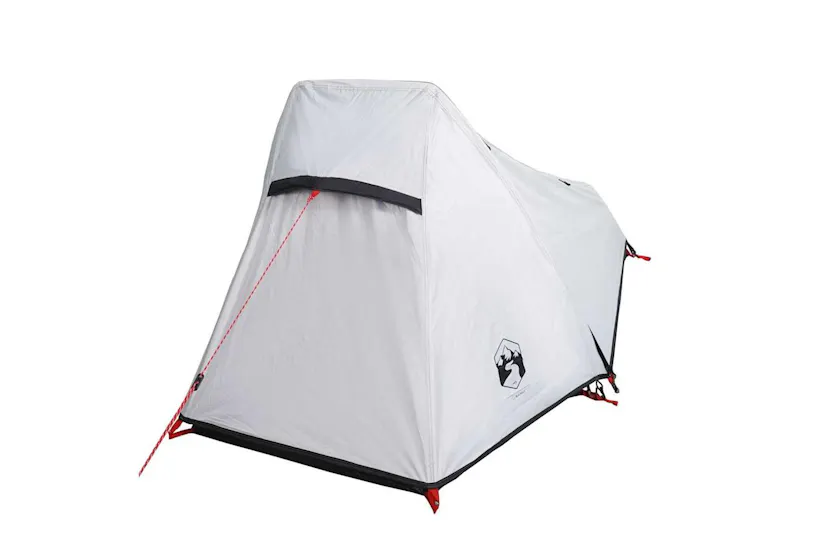 Vidaxl Camping Tent Tunnel 1-person White Blackout Fabric Waterproof Vidaxl Camping Tent Tunnel 1-person White Blackout Fabric Waterproof