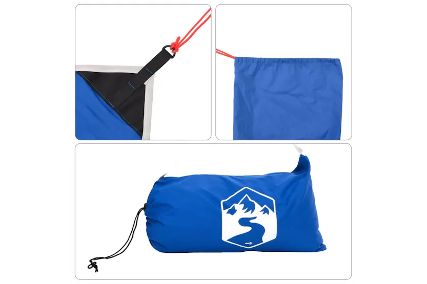 Vidaxl Beach Canopy With Sand Anchors Blue 304x300 Cm Vidaxl Beach Canopy With Sand Anchors Blue 304x300 Cm
