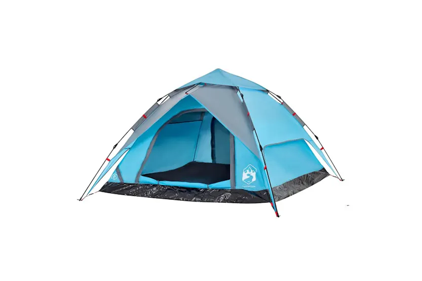 Vidaxl Camping Tent Dome 4-person Blue Quick Release Vidaxl Camping Tent Dome 4-person Blue Quick Release