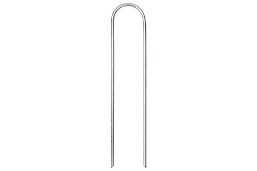 Vidaxl Ground Pegs U Shape 50 Pcs 15x3.5 Cm Galvanised Steel Vidaxl Ground Pegs U Shape 50 Pcs 15x3.5 Cm Galvanised Steel