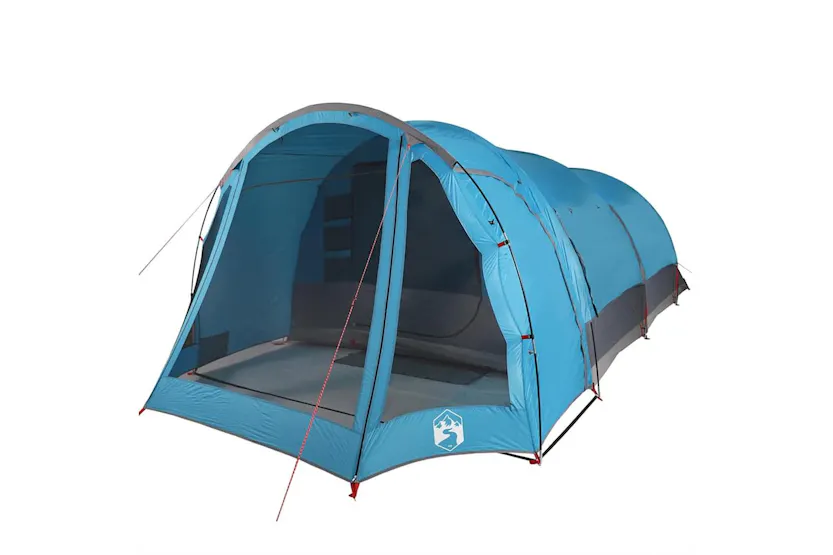 Vidaxl Family Tent Tunnel 8-person Blue Waterproof Vidaxl Family Tent Tunnel 8-person Blue Waterproof