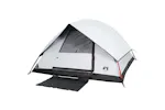 Vidaxl Camping Tent Dome 4-person White Blackout Fabric Waterproof Vidaxl Camping Tent Dome 4-person White Blackout Fabric Waterproof