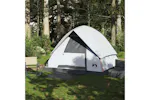 Vidaxl Camping Tent Dome 4-person White Blackout Fabric Waterproof Vidaxl Camping Tent Dome 4-person White Blackout Fabric Waterproof