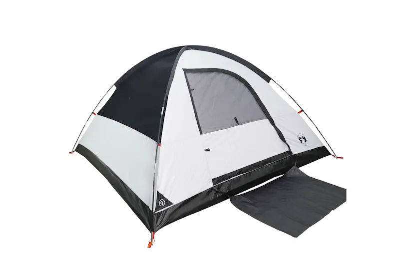 Vidaxl Camping Tent Dome 4-person White Blackout Fabric Waterproof Vidaxl Camping Tent Dome 4-person White Blackout Fabric Waterproof