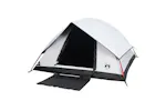 Vidaxl Camping Tent Dome 4-person White Blackout Fabric Waterproof Vidaxl Camping Tent Dome 4-person White Blackout Fabric Waterproof
