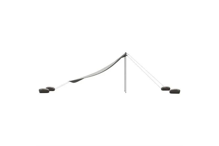 Vidaxl Beach Canopy With Sand Anchors Grey 304x300 Cm Vidaxl Beach Canopy With Sand Anchors Grey 304x300 Cm