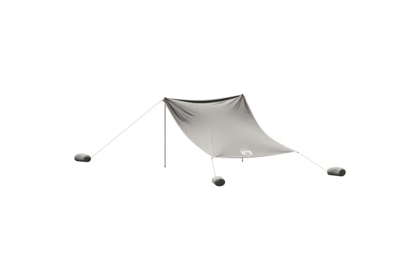 Vidaxl Beach Canopy With Sand Anchors Grey 304x300 Cm Vidaxl Beach Canopy With Sand Anchors Grey 304x300 Cm