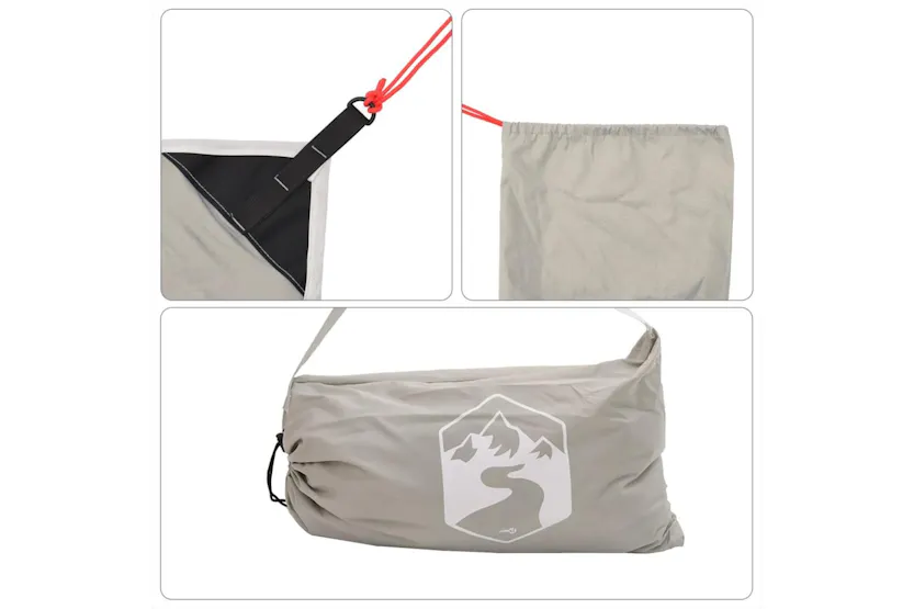 Vidaxl Beach Canopy With Sand Anchors Grey 304x300 Cm Vidaxl Beach Canopy With Sand Anchors Grey 304x300 Cm