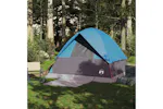 Vidaxl Camping Tent Dome 4-person Blue Waterproof Vidaxl Camping Tent Dome 4-person Blue Waterproof