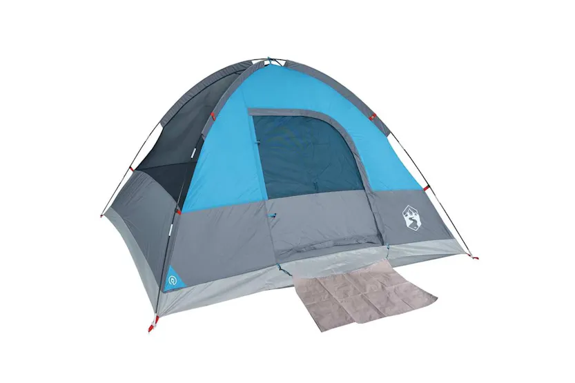 Vidaxl Camping Tent Dome 4-person Blue Waterproof Vidaxl Camping Tent Dome 4-person Blue Waterproof