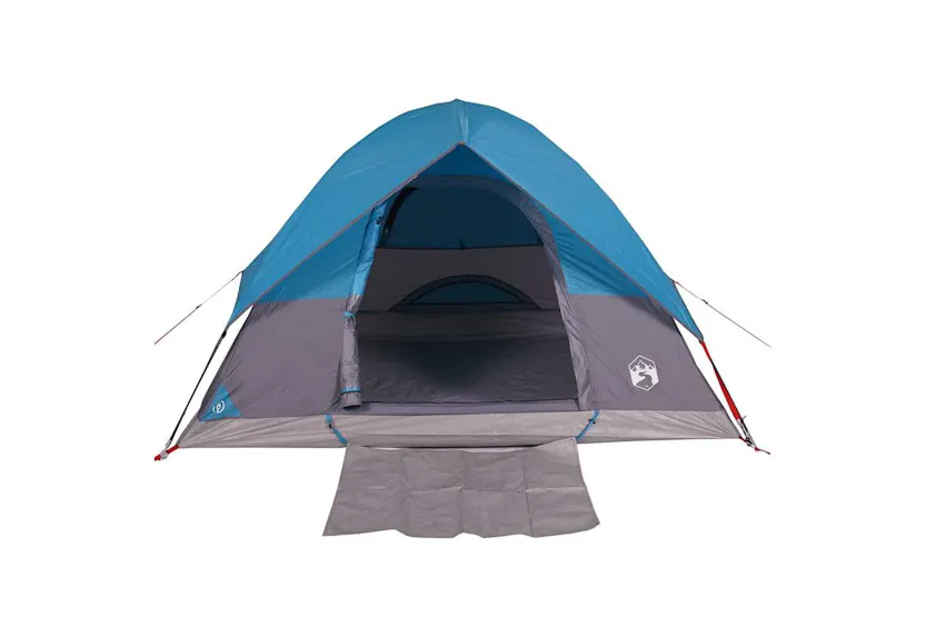 Vidaxl Camping Tent Dome 4-person Blue Waterproof Vidaxl Camping Tent Dome 4-person Blue Waterproof