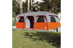 Vidaxl Family Tent Cabin 10-person Grey Waterproof Vidaxl Family Tent Cabin 10-person Grey Waterproof
