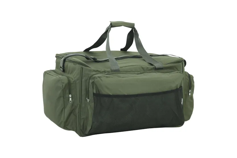 Vidaxl Fishing Bag Waterproof Dark Green Oxford Fabric Vidaxl Fishing Bag Waterproof Dark Green Oxford Fabric