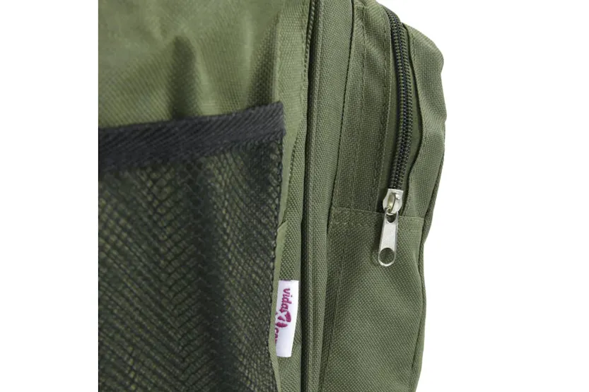 Vidaxl Fishing Bag Waterproof Dark Green Oxford Fabric Vidaxl Fishing Bag Waterproof Dark Green Oxford Fabric