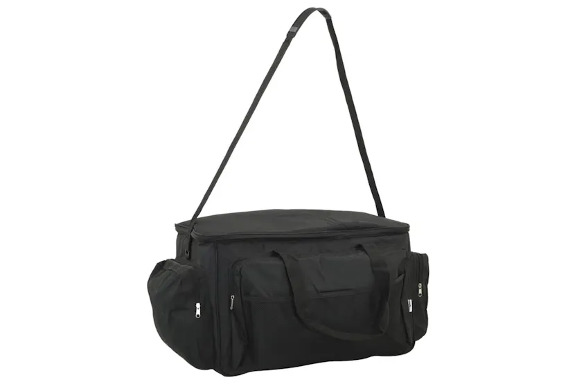Vidaxl Fishing Bag Waterproof Black Oxford Fabric Vidaxl Fishing Bag Waterproof Black Oxford Fabric