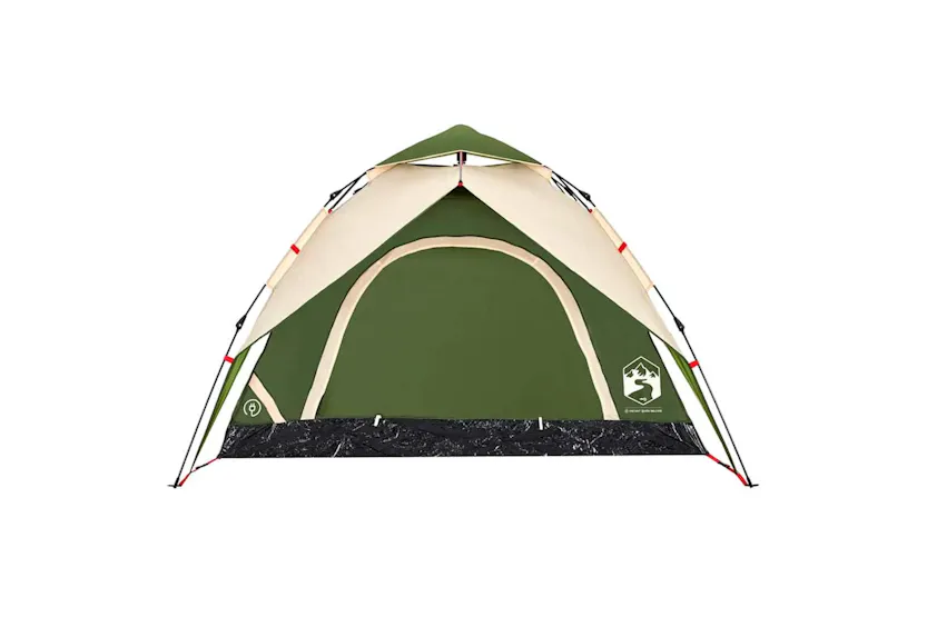 Vidaxl Camping Tent Dome 3-person Green Quick Release Vidaxl Camping Tent Dome 3-person Green Quick Release