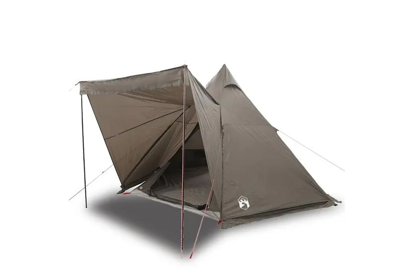Vidaxl Family Tent Tipi 6-person Brown Waterproof Vidaxl Family Tent Tipi 6-person Brown Waterproof