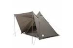 Vidaxl Family Tent Tipi 6-person Brown Waterproof Vidaxl Family Tent Tipi 6-person Brown Waterproof