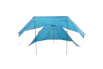 Vidaxl Camping Tent Tipi 5-person Blue Waterproof Vidaxl Camping Tent Tipi 5-person Blue Waterproof