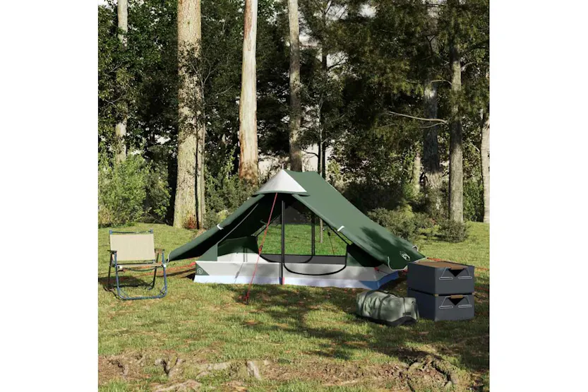 Vidaxl Camping Tent 2-person Green Waterproof Vidaxl Camping Tent 2-person Green Waterproof