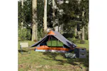 Vidaxl Camping Tent 2-person Grey Waterproof Vidaxl Camping Tent 2-person Grey Waterproof