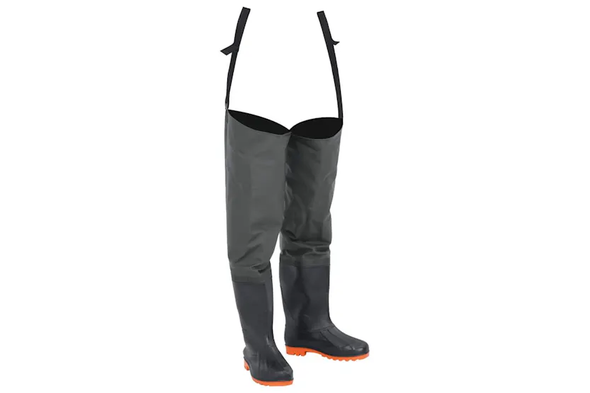 Vidaxl Hip Waders Dark Green Size 43 Vidaxl Hip Waders Dark Green Size 43