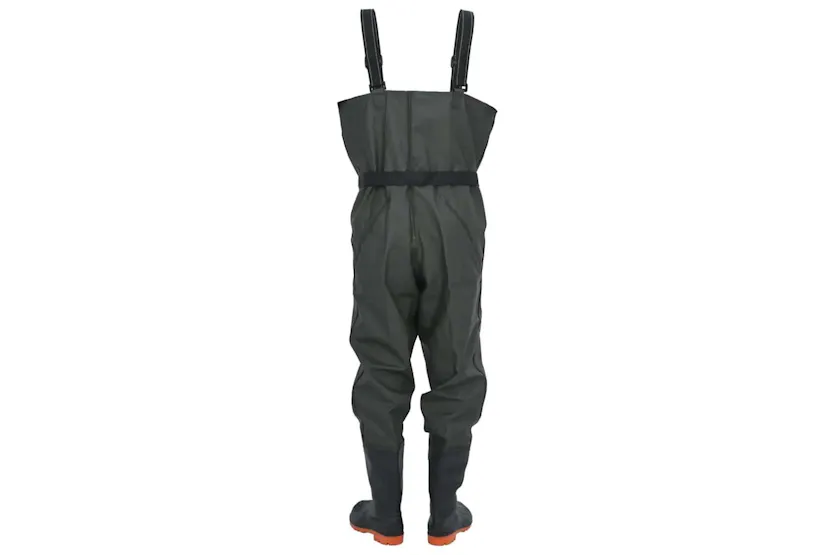 Vidaxl Chest Waders With Boots And Belt Dark Green Size 41 Vidaxl Chest Waders With Boots And Belt Dark Green Size 41