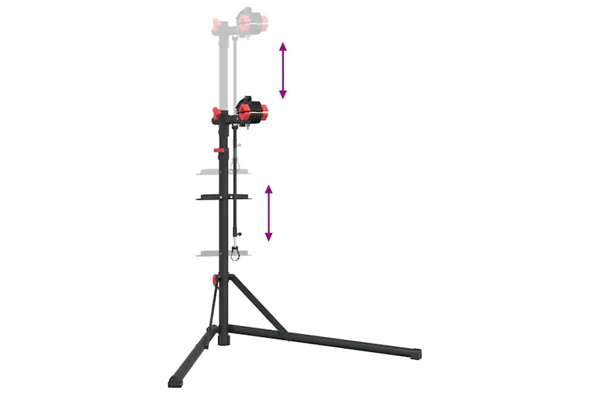 Vidaxl Bike Repair Stand Foldable Adjustable 92-152 Cm Red Steel Vidaxl Bike Repair Stand Foldable Adjustable 92-152 Cm Red Steel
