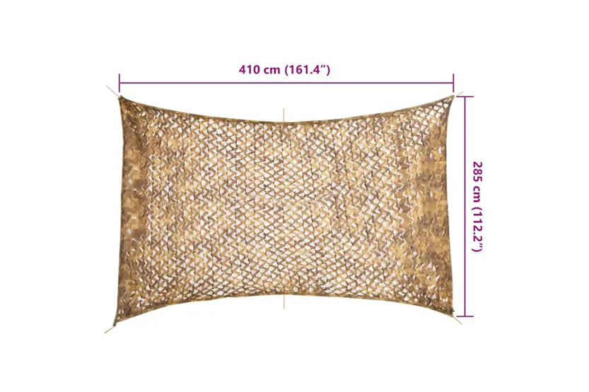 Vidaxl Camouflage Net With Storage Bag 410x285 Cm Sand Vidaxl Camouflage Net With Storage Bag 410x285 Cm Sand
