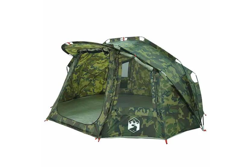 Vidaxl Fishing Tent 5-person Camouflage Waterproof Vidaxl Fishing Tent 5-person Camouflage Waterproof