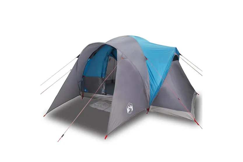 Vidaxl Family Tent Dome 6-person Blue Waterproof Vidaxl Family Tent Dome 6-person Blue Waterproof
