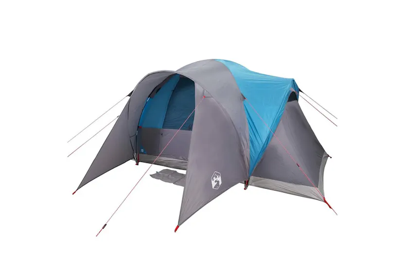 Vidaxl Family Tent Dome 6-person Blue Waterproof Vidaxl Family Tent Dome 6-person Blue Waterproof