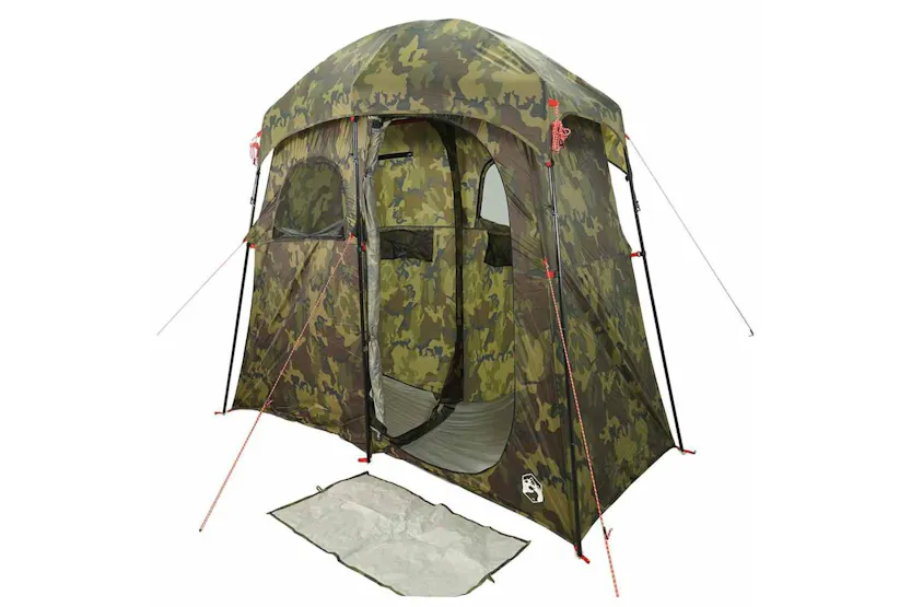 Vidaxl Shower Tent 2-person Camouflage Waterproof Vidaxl Shower Tent 2-person Camouflage Waterproof