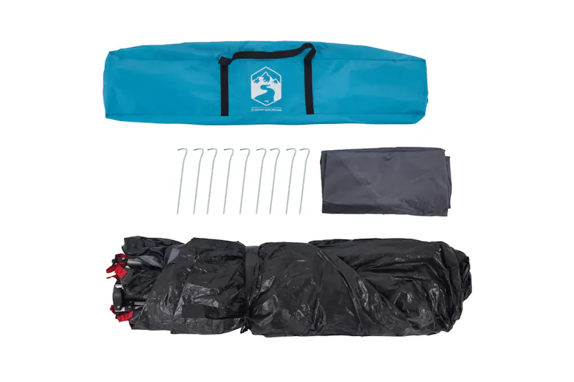 Vidaxl Camping Tent Dome 4-person Blue Quick Release Vidaxl Camping Tent Dome 4-person Blue Quick Release
