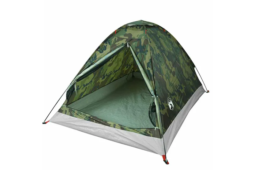 Vidaxl Camping Tent Dome 2-person Camouflage Waterproof Vidaxl Camping Tent Dome 2-person Camouflage Waterproof