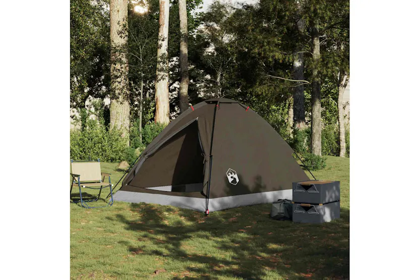 Vidaxl Camping Tent Dome 4-person Brown Waterproof Vidaxl Camping Tent Dome 4-person Brown Waterproof