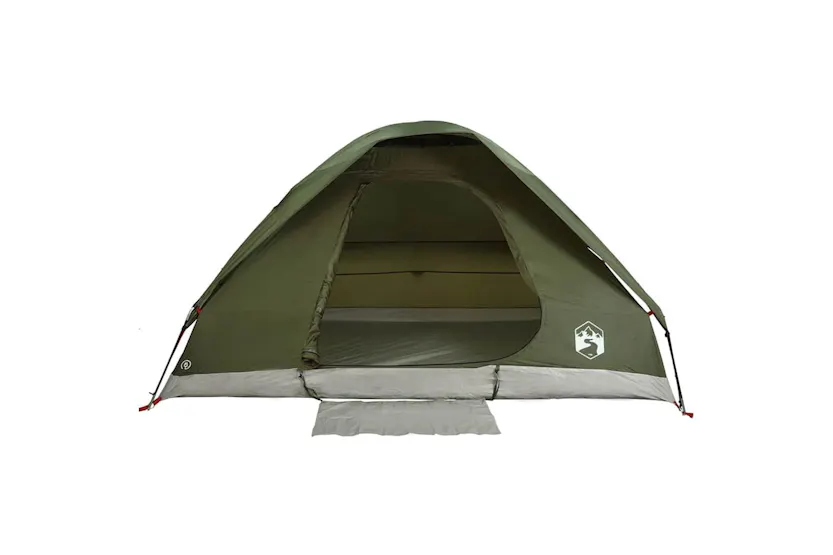 Vidaxl Camping Tent Dome 4-person Olive Green Waterproof Vidaxl Camping Tent Dome 4-person Olive Green Waterproof