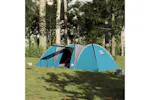 Vidaxl Family Tent Dome 8-person Blue Waterproof Vidaxl Family Tent Dome 8-person Blue Waterproof