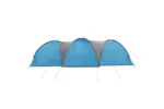 Vidaxl Family Tent Dome 8-person Blue Waterproof Vidaxl Family Tent Dome 8-person Blue Waterproof