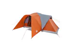 Vidaxl Family Tent Dome 6-person Grey And Orange Waterproof Vidaxl Family Tent Dome 6-person Grey And Orange Waterproof