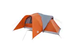 Vidaxl Family Tent Dome 6-person Grey And Orange Waterproof Vidaxl Family Tent Dome 6-person Grey And Orange Waterproof