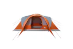 Vidaxl Family Tent Dome 6-person Grey And Orange Waterproof Vidaxl Family Tent Dome 6-person Grey And Orange Waterproof