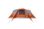 Vidaxl Family Tent Dome 6-person Grey And Orange Waterproof Vidaxl Family Tent Dome 6-person Grey And Orange Waterproof