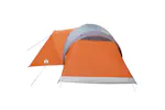 Vidaxl Family Tent Dome 6-person Grey And Orange Waterproof Vidaxl Family Tent Dome 6-person Grey And Orange Waterproof