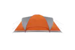 Vidaxl Family Tent Dome 6-person Grey And Orange Waterproof Vidaxl Family Tent Dome 6-person Grey And Orange Waterproof