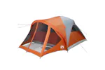 Vidaxl Family Tent Tunnel 6-person Grey And Orange Waterproof Vidaxl Family Tent Tunnel 6-person Grey And Orange Waterproof
