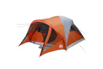 Vidaxl Family Tent Tunnel 6-person Grey And Orange Waterproof Vidaxl Family Tent Tunnel 6-person Grey And Orange Waterproof
