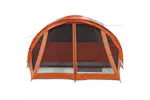 Vidaxl Family Tent Tunnel 6-person Grey And Orange Waterproof Vidaxl Family Tent Tunnel 6-person Grey And Orange Waterproof
